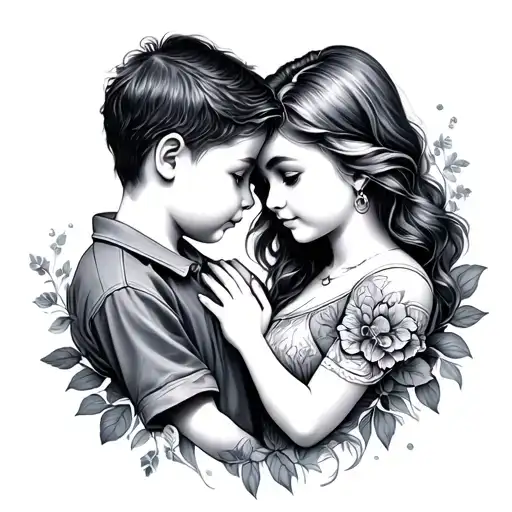 Forever Linked Mother And Son