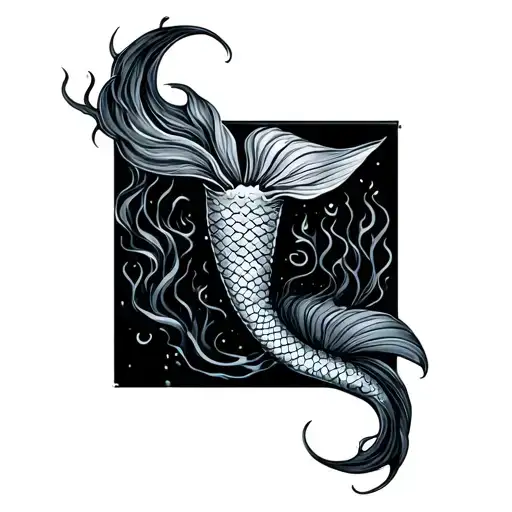 Mermaid Tail Ocean