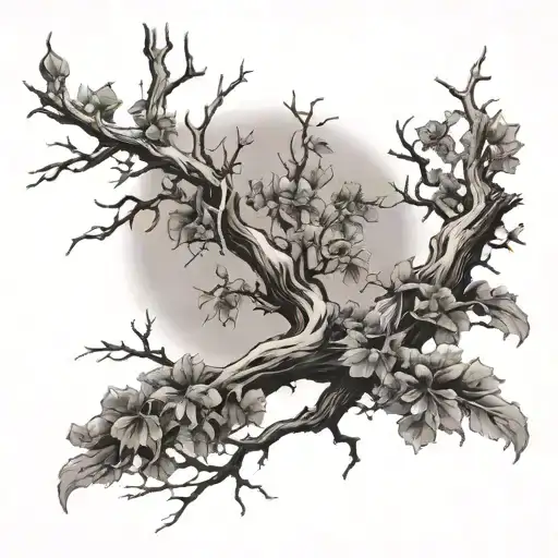 Courage In Tree Branches