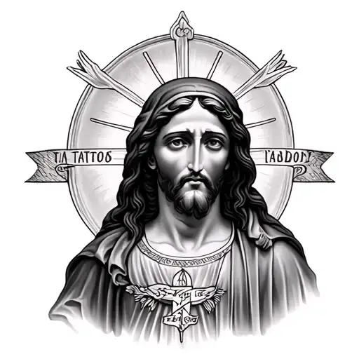 Jesus Mary Half Sleeve