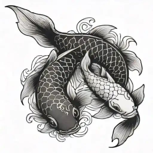 Koi Fish Yin Yang
