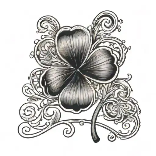 4 Leaf Clover With Name Lisa