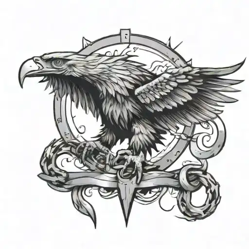 The Eagle That Breaks The Shackles