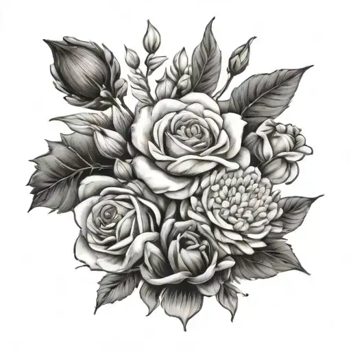 Birth Flower Bouquet