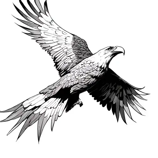 Harley Eagle Soaring Bird