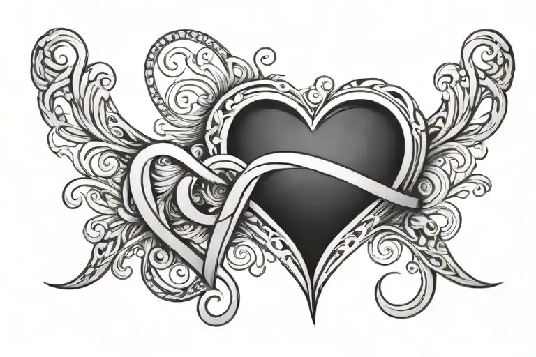 Heart And Infinity Symbol
