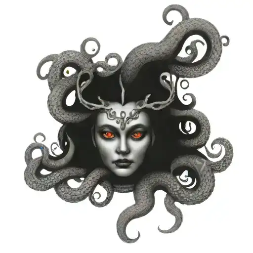 Fire Medusa Graceful