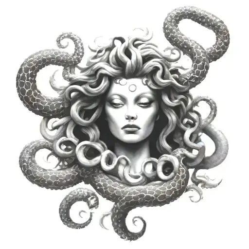 Fire Medusa Beautiful