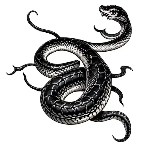 Scorpio And Snake Slithering