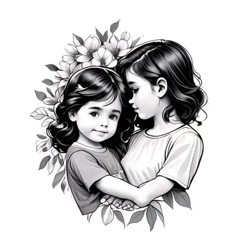 Mom And Son Holding Hands