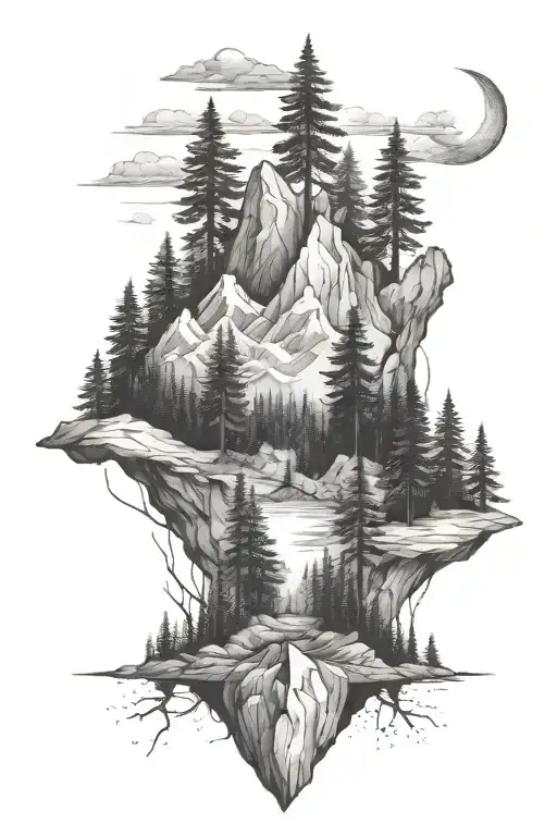 Forest Mountain Landscape