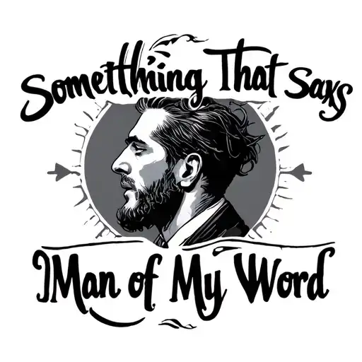 Something That Says I'm A Man Of My Word