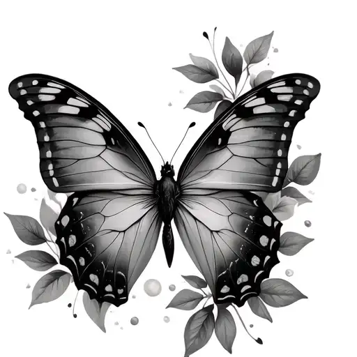 Butterfly And Cardinal