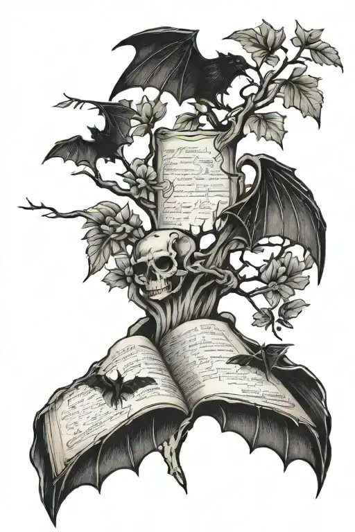 Bats With A Bible Scripture And A Poison Tree