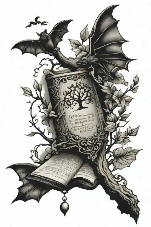 Bats With A Bible Scripture And A Poison Tree