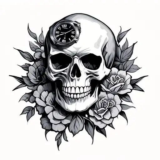 Skull And Watch