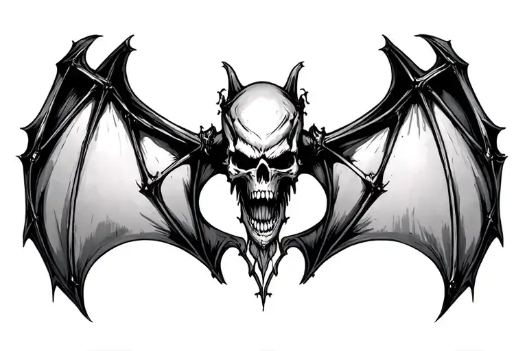 Avenged Sevenfold Death Bat Sternum