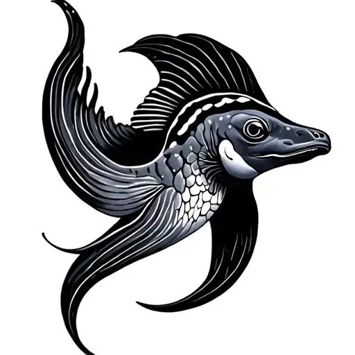 Sea Animal Silhouettes