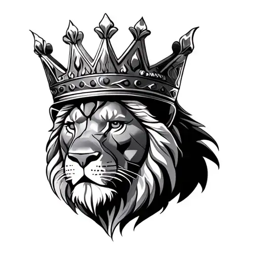 King In Lion Head
