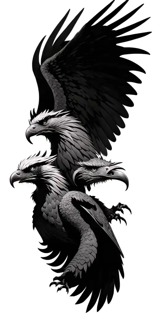 Eagle And Dragon Emerging