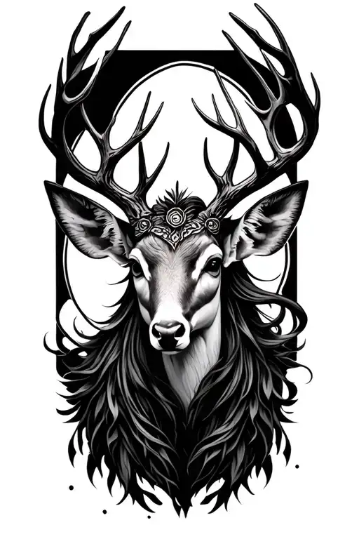 Ametrius Goddess Deer Antlers