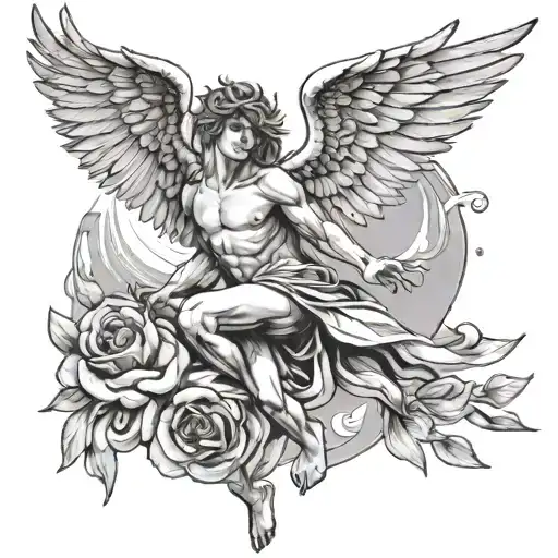 Icarus Falling Angel