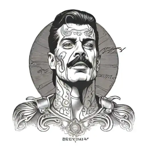 Freddie Mercury Bohemian Rhapsody Cover Art