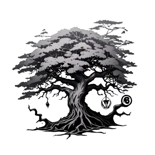 Poison Tree And Gaara Tattoo Design