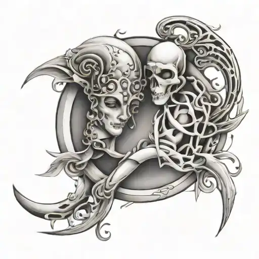 Cancer And Gemini Symbol