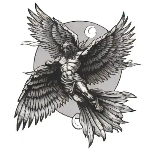 Icarus Flying Towards The Sun