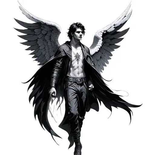 Supernatural Castiel Angel Wings
