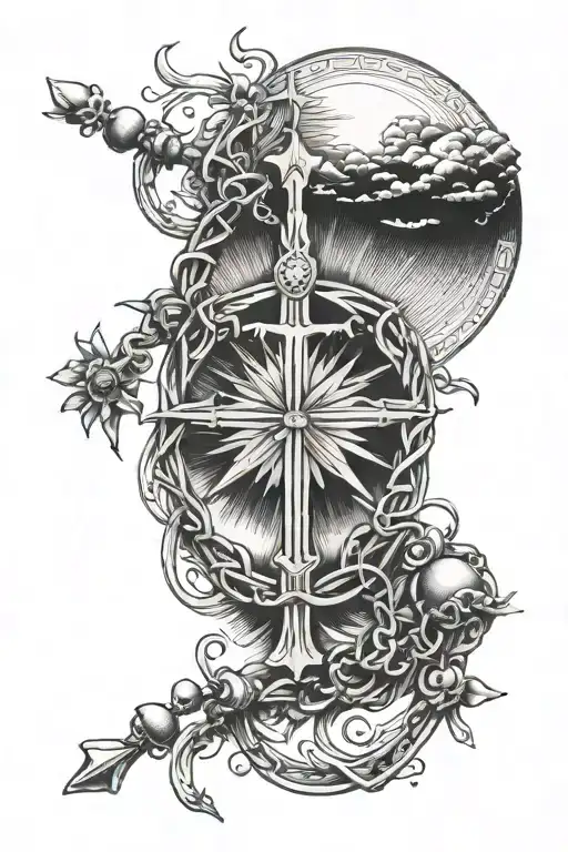 Rosary Wrapped Around The Sun Of May