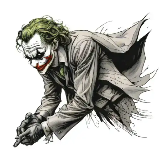 Joker From The Dark Knight Who Spins The Ball On His Finger