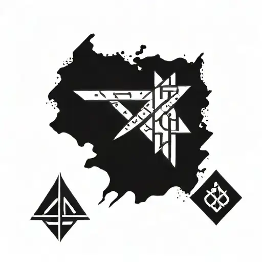 Cyberpunk Scandinavian Runes