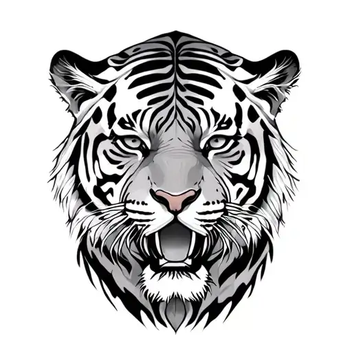 Tiger And Olive Tree