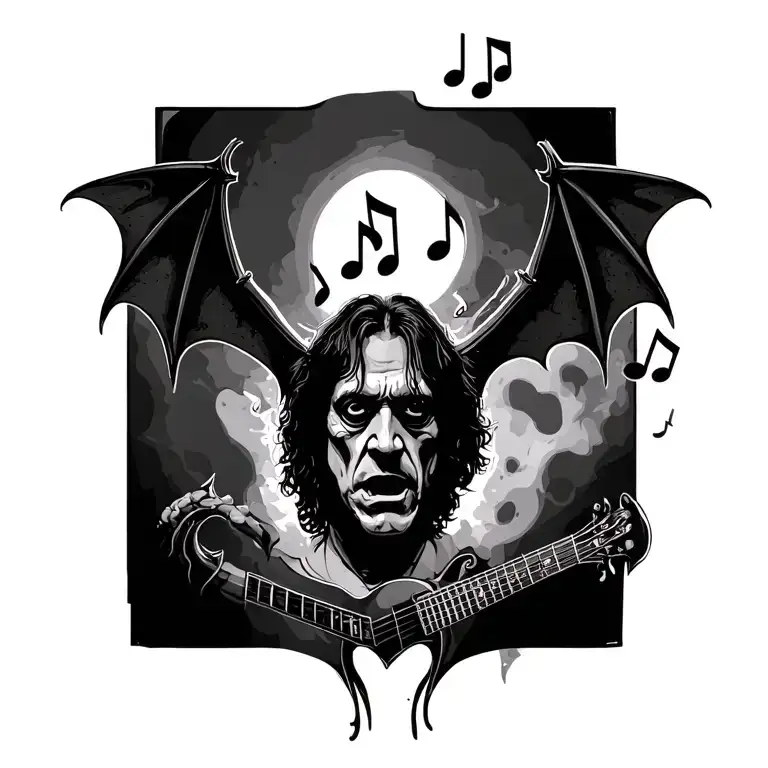 Ozzy Osbourne Bat Music Notes