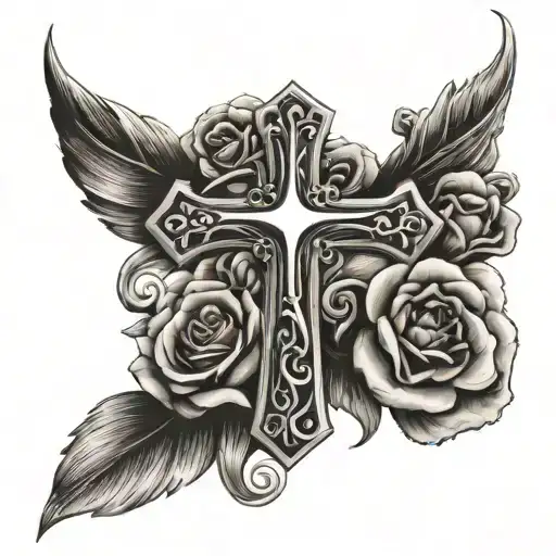 Cross With Kids Names