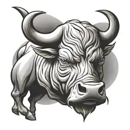 Bull Made Of Wind