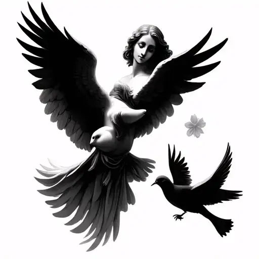 Angel And Doves