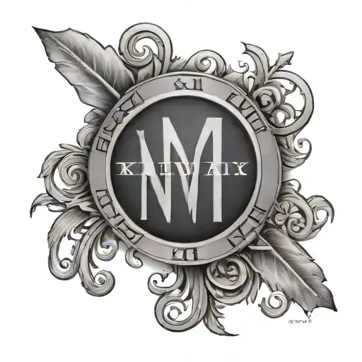 Roman Numerals With Words Written Within