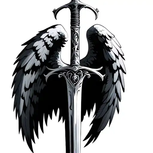 Sword With Angel Wings