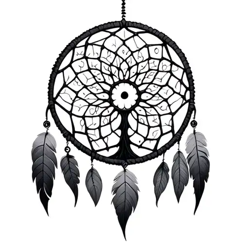 Dream Catcher With Tree Of Life