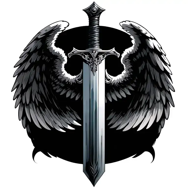 Sword With Angel Wings