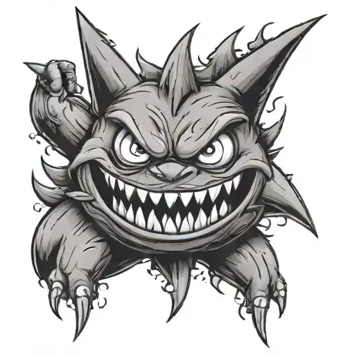 Gengar Money Sign