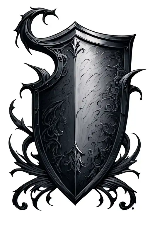 Gothic Shield Adorned