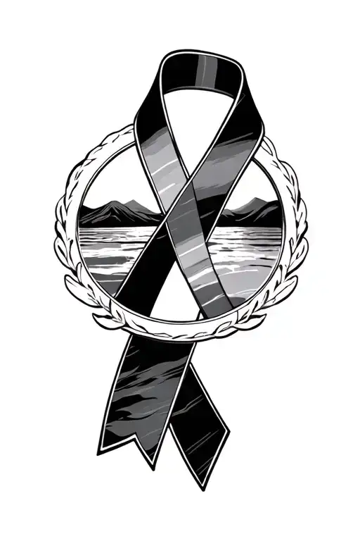 Patchwork Medal Ribbon As The Horizon