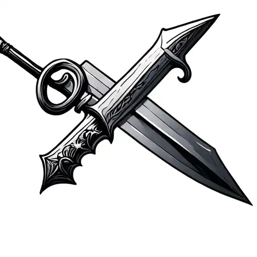 Straight Flat Dagger