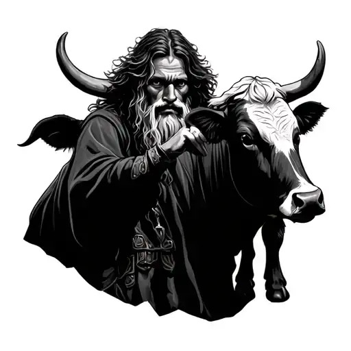 Frodo Milking Gandalf Like A Cow