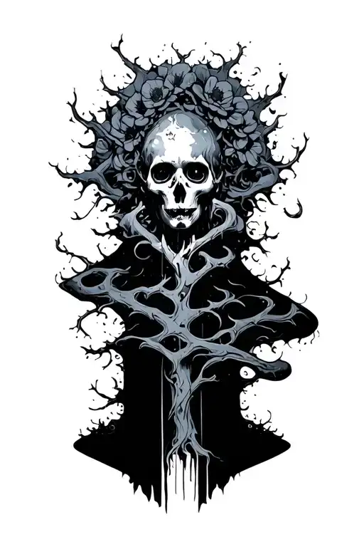 Something Dark And Psychodelic Maybe Woth Darklettering