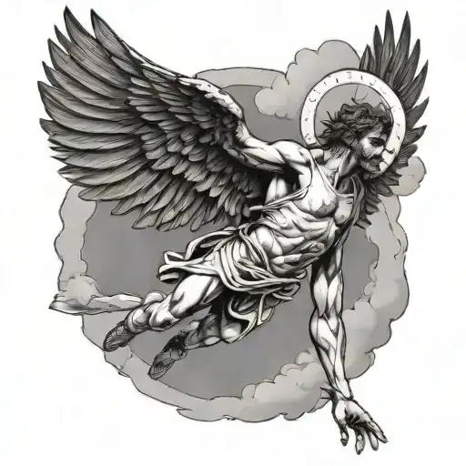 Icarus Falling With Stoicism